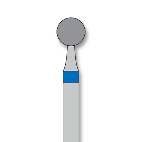 iSmile FG #801.035 M Round Diamond Bur, Medium Grit, 3.5 mm Head, 5/Pk - iSmile FG # 801.035 M Round, 5/pk. High quality, multi-use diamond burs - Image 1