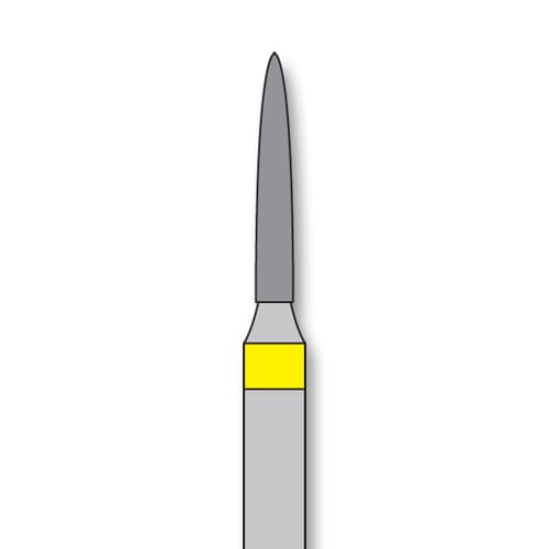 iSmile FG #862.012 XF Flame Diamond Bur, 5/Pk - iSmile FG # 862.012 XF Flame, 5/pk. High quality, multi-use diamond burs - Image 1