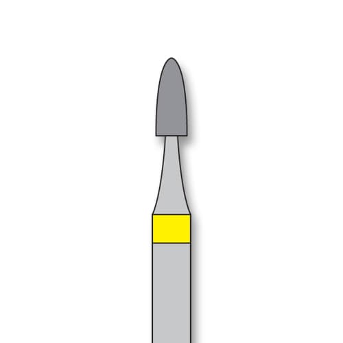 iSmile FG #860.016 XF Flame Diamond Bur, 5/Pk - iSmile FG # 860.016 XF Flame, 5/pk. High quality, multi-use diamond burs - Image 1