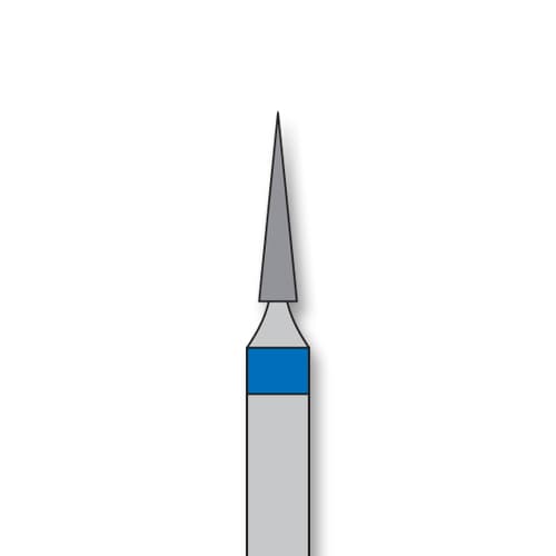 iSmile FG #852.012 M Needle Diamond Bur, Medium Grit, 1.2 mm Head, 5/Pk - iSmile FG # 852.012 M Needle, 5/pk. High quality, multi-use diamond burs - Image 1