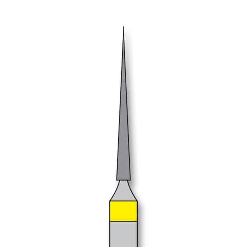iSmile FG #859.010 XF Needle Diamond Bur, X-Fine Grit, 1.0 mm Tip, 11.0 mm Head Length, 5/Pk - iSmile FG # 859.010 XF Needles, 5/pk. High quality, multi-use diamond burs - Image 1