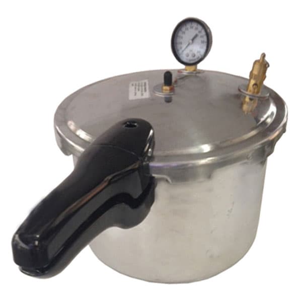 JSP Pressure Pot, 8 Quart, Aluminum Dental Curing Pot with Pressure Gauge and Safety Valve - JSP Pressure Pot, 8 quart. Made of high quality aluminum. Dental curing pot - Image 1