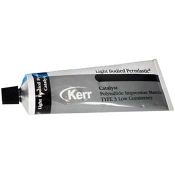 Kerr Permlastic Light-Bodied Polysulfide Impression Material, Catalyst Only, 130 g Tube, Gray, 00504 thumbnail 10