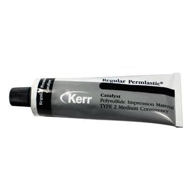 Kerr Permlastic Polysulfide Impression Material, Catalyst Refill, Regular Body, 130 g Tube, Gray, 1/Pk, 00494 thumbnail 10