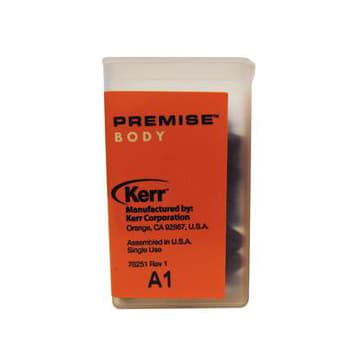 Kerr Premise Universal Nanofilled Composite, Body Shade A1, Unidose Refill, 0.2 g per Tip, 20 Tips/Box, #32650 thumbnail 17