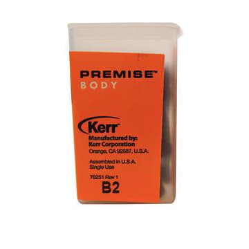 Premise Universal Nanofilled Composite, Body Shade B2, Unidose Refill, 0.2 g per Tip, 20 Tips/Box, Kerr #32656 thumbnail 17