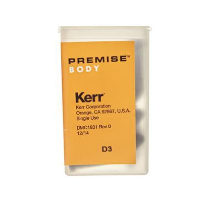 Kerr Premise Universal Nanofilled Composite, Unidose Refill, Body Shade D3, 0.2 g per Tip, 20 Tips/Box, #32664 thumbnail 15