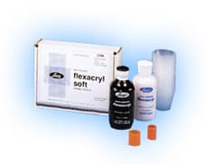 Flexacryl Soft - Pink, Reline Acrylic, Professional Package: 100 g Powder, 118 mL Liquid, 1123-PINK - Flexacryl Soft - Pink, Reline Acrylic, Professional Package: 100 Gm. Powder - Image 1