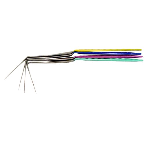 Laschal Endodontic File Extraction Probes, Set of 4 (45°, 75°, 90°, 110°), with Sterile Case - -Endodontic Set of 4 File ExtProbes;45,75,90 &110 degree with sterile case - Image 1