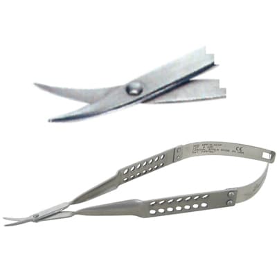 Laschal Scissors, 14.75 cm, 1.25 cm Curved Sharp/Sharp Blades, MPF-N-4C thumbnail 2