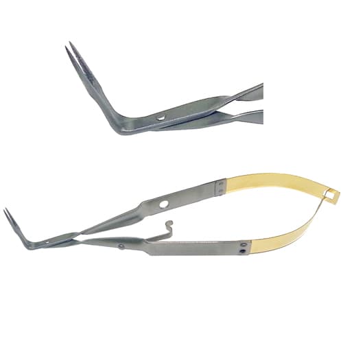 Laschal 90 Degree Angle N/S Micro Diamond Dusted Steiglitz Style Forcep, Thumb Lock, Extra Thin - Laschal 90 degree angle N/S Micro diamond dusted Steiglitz style forcep - Image 1