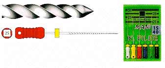 Mani K-File, Stainless Steel, 21 mm, ISO #20, Yellow, 6/Pk, MK2120 thumbnail 7