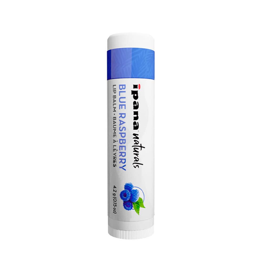 Ipana Naturals Lip Balm, Blue Raspberry, 4.6g Tube, 50/Bag - Ipana Naturals Lip Balm, Blue Raspberry, 50/Bag - Image 1