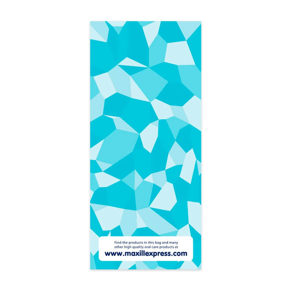 Maxill Paper Loot Bag, 3.9" x 9", Peel and Seal, Rock Pattern, 100/Pack thumbnail 2