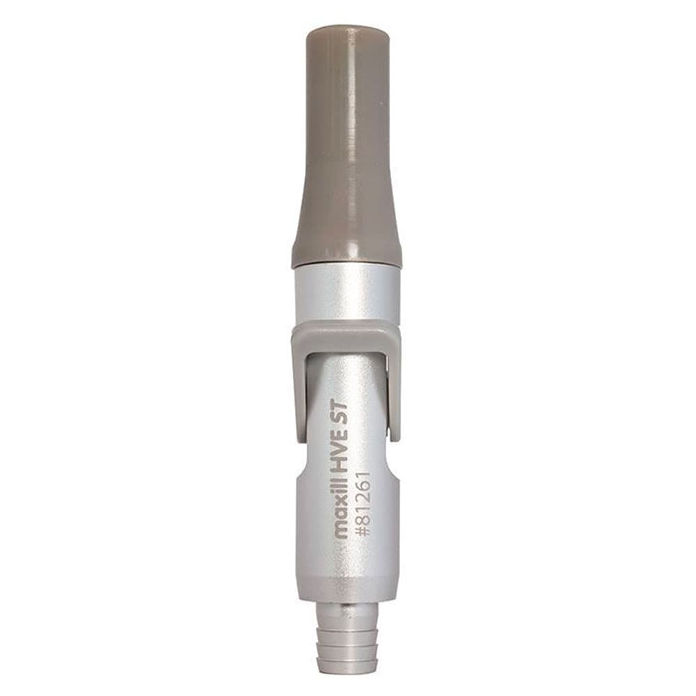 maxill HVE ST High Volume Evacuator Valve, Soft Tip, Single Valve - maxill HVE ST High Volume Evacuator Valve, Soft Tip, Single Valve - Image 1