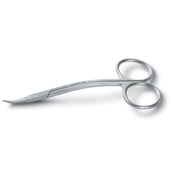 Medesy La Grange Scissors, Curved Super-Cut Tip, 4-5/8" (11.75 cm), Stainless Steel, Made in Italy - La Grange Scissors - Image 1