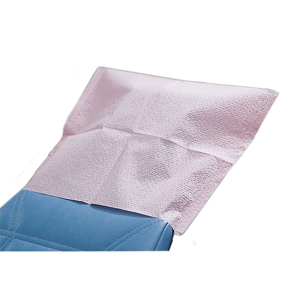 Medicom SafeBasics™ White Tissue/Poly Head Rest Covers, 10" x 10", 500/Case, #3014 thumbnail 5