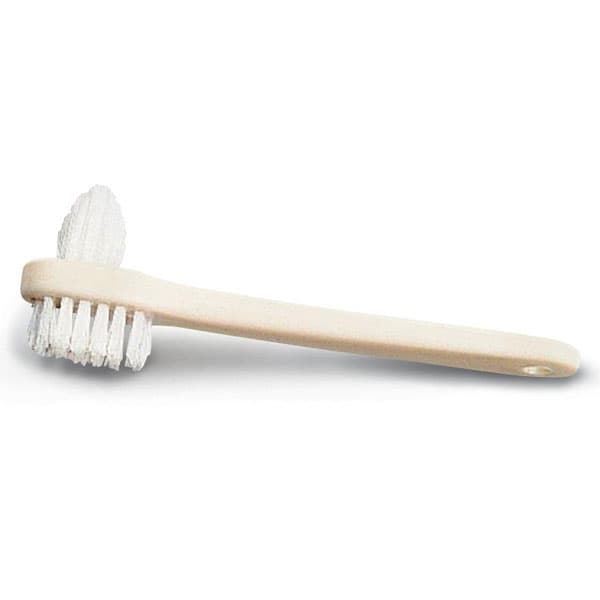 Medline Denture Brushes, Two-Sided, Ivory, Firm Plastic Bristles, 144/Bx - Medline Denture Brushes - Ivory, Two sided, 144/Bx. Firm plastic bristles - Image 1