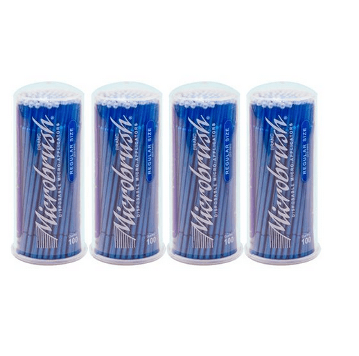 Microbrush Tube Series Applicators, Regular, Blue, 2mm Tip, 400/Pk (4 Tubes of 100), MRB400 thumbnail 13