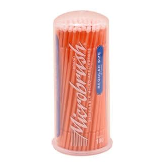 Microbrush Tube Series Applicators, Regular, Peach, 100/Pk, MRS100 thumbnail 3