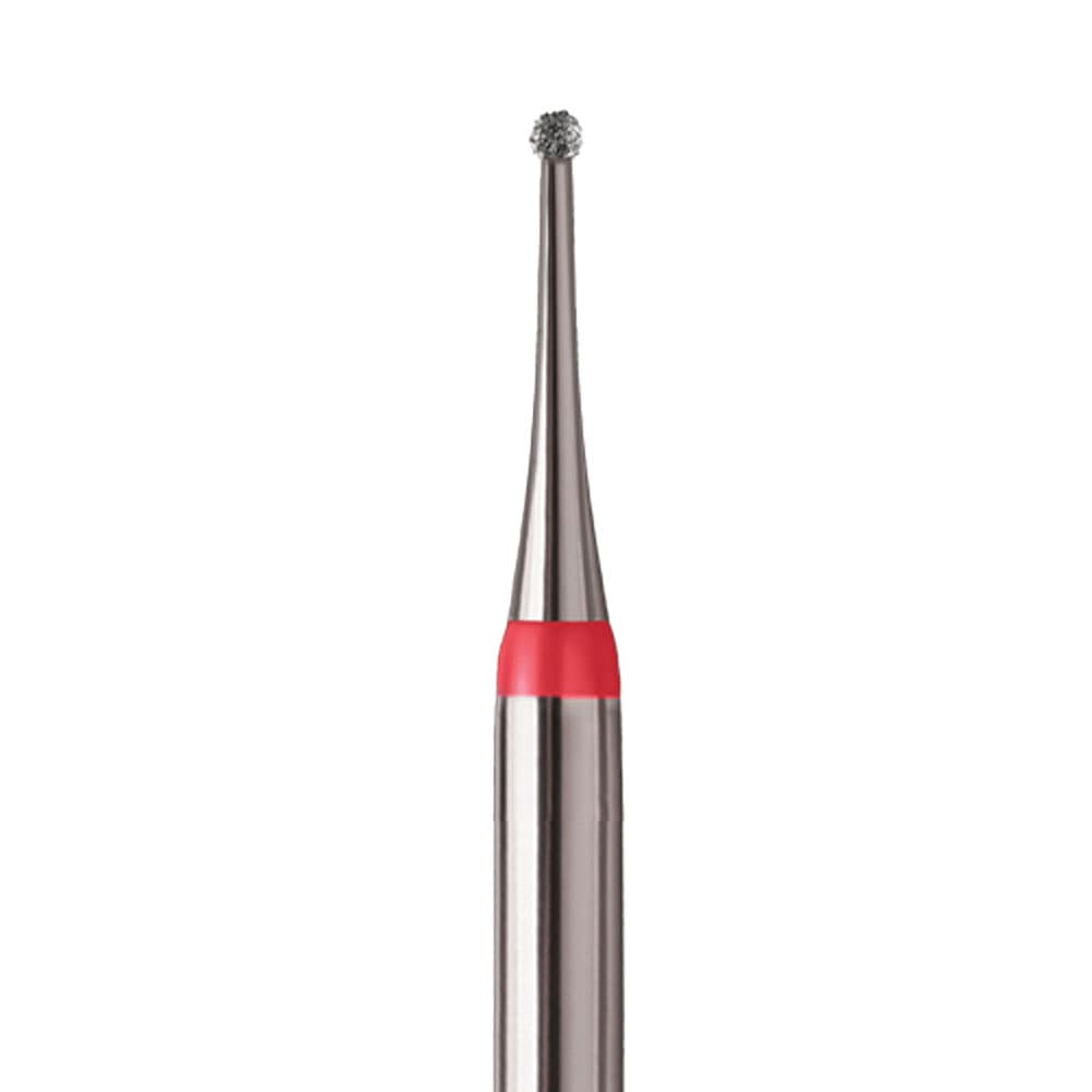 Microcopy 10106FS FG Pediatric Diamond Bur - Ball, 0.6 mm, 25/Box, S801-006 thumbnail 2