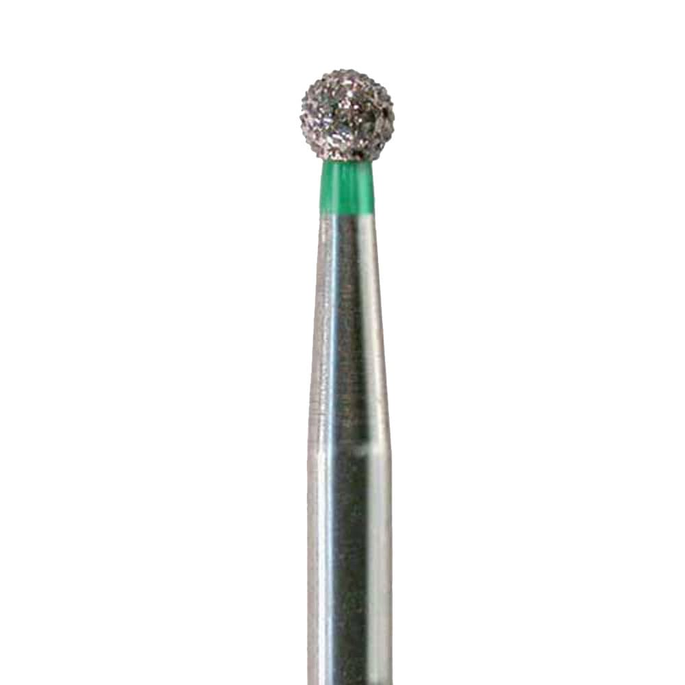 NeoDiamond® Crown/Bridge & Operative Diamond Burs – FG, Round, #801, Coarse, Green, 1.6 mm Diameter, 1.4 mm Length, 25/Pkg, 0116C thumbnail 5