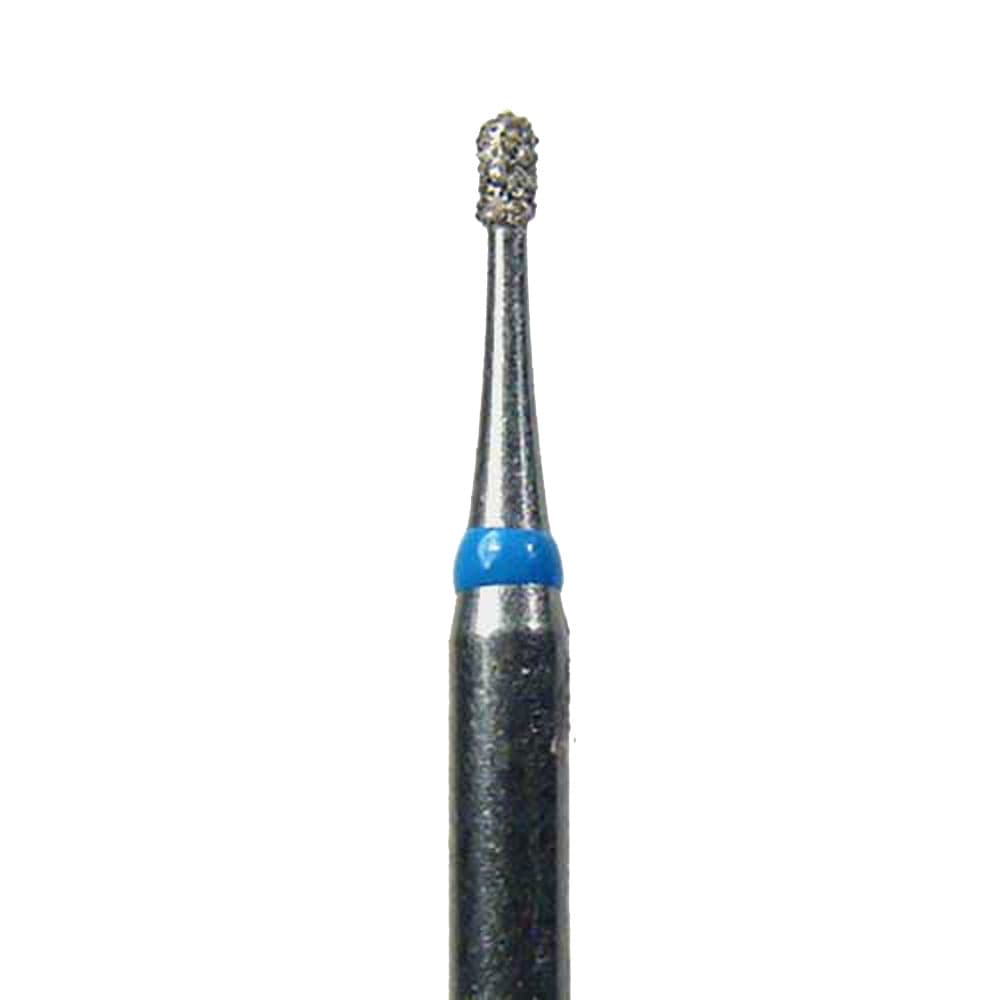 NeoDiamond® FG Diamond Bur, Pear, #830 (0508M), Medium Grit, Blue Ring, 0.8 mm Diameter, 1.6 mm Length, 25/Pkg thumbnail 4