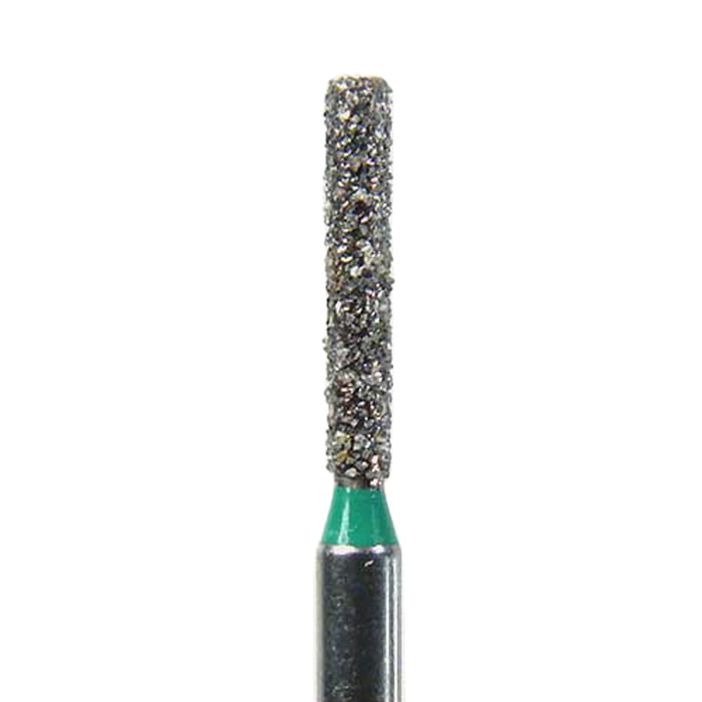 NeoDiamond® Disposable Diamond Bur, FG, Coarse, Flat End Cylinder, #835 (0712.7C), 1.2 mm Diameter x 7.0 mm Length, Green Ring, 25/Pkg thumbnail 4