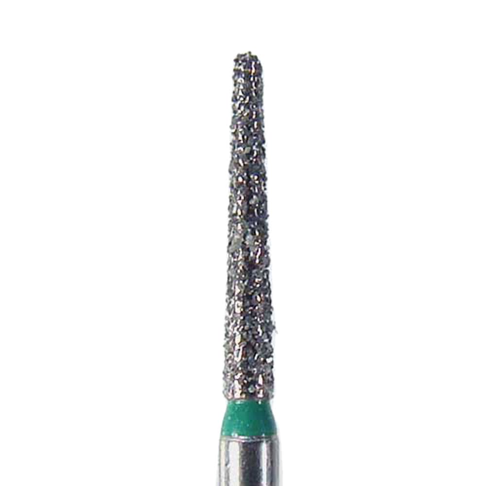 NeoDiamond Flat End Taper Diamond Bur, FG, Coarse Grit, Cone, 1.4 mm Diameter, 9.0 mm Length, 25/Pkg, 0914.9C thumbnail 4