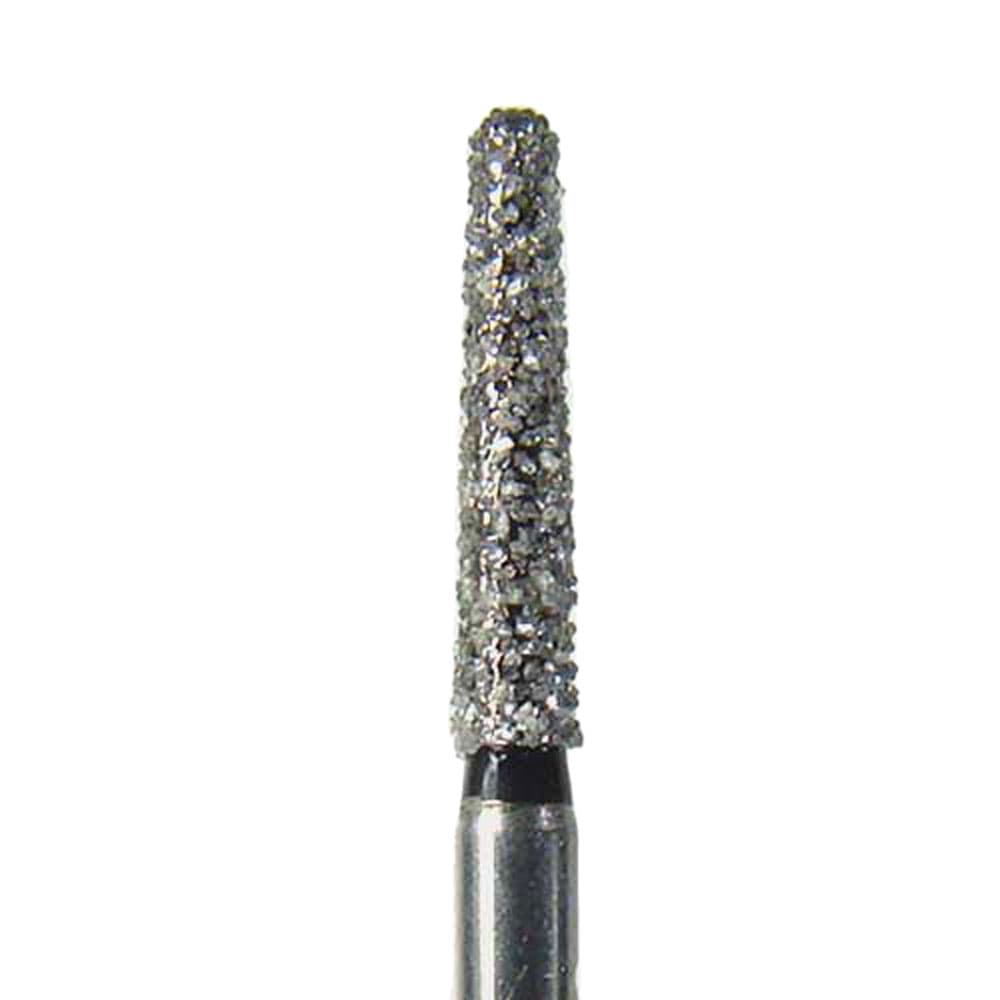 NeoDiamond FG Diamond Bur, Coarse, Flat End Taper, #848 (0916.10C), 1.6 mm Diameter, 10.0 mm Length, Green Ring, 25/Pkg thumbnail 6