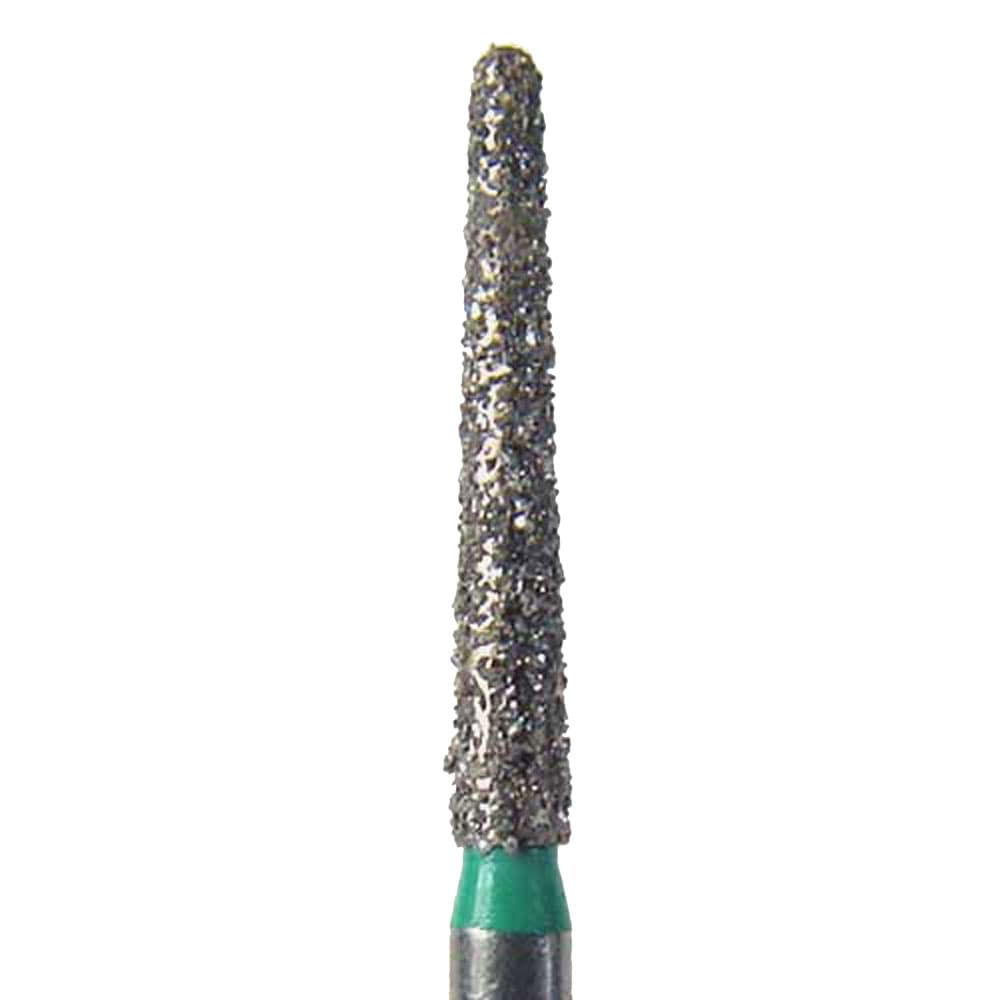 NeoDiamond FG Diamond Bur, Coarse Grit, Round End Taper, #850 (1114.10C), 1.4 mm Diameter, 10.0 mm Length, 25/Pkg thumbnail 5
