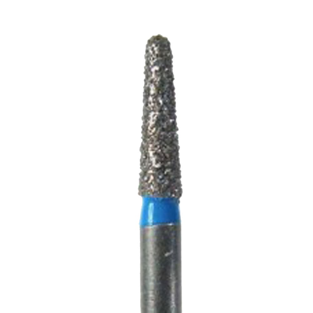 NeoDiamond® Round End Taper Diamond Bur, FG Short Shank, Medium Grit, Blue Ring, #855, 1.6 mm Diameter, 6.0 mm Length, 25/Pkg, 1116.6MS thumbnail 4