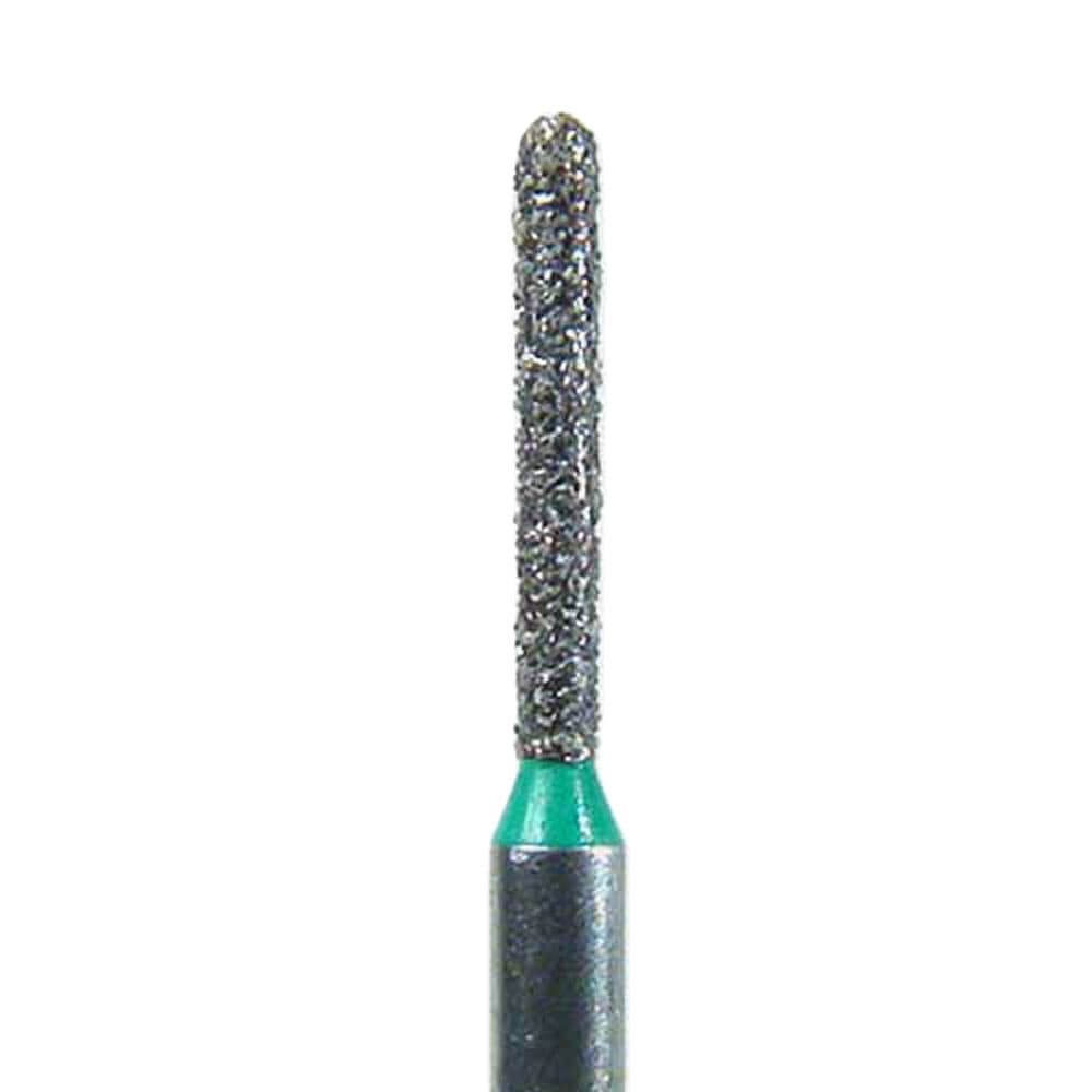 NeoDiamond® Crown/Bridge & Operative Diamond Burs – FG, Cylinder, Coarse, Green, Round End Cylinder, #881, 0.9 mm Diameter, 7.0 mm Length, 25/Pkg, 1210.7C thumbnail 6