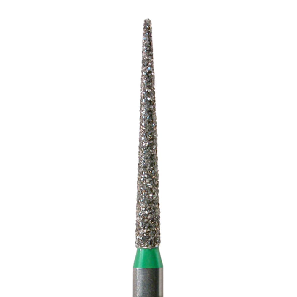 NeoDiamond FG Diamond Bur #1312.11C (859-012), Coarse Grit, Extra Long Pointed Cone, 1.2 mm Diameter, 11.0 mm Head Length, Friction Grip, 25/Pkg thumbnail 6