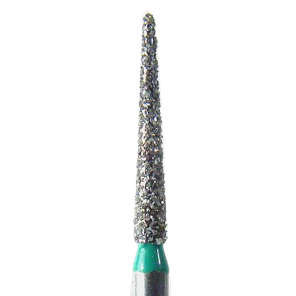 NeoDiamond FG Diamond Bur, Coarse Grit, Pointed Cone, #859 (1314.10C), 1.4 mm Diameter, 10.0 mm Head Length, 25/Pkg thumbnail 4