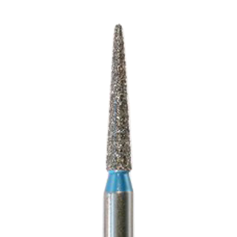 NeoDiamond® Crown/Bridge & Operative Diamond Burs – FG, Medium, Pointed Cone, Blue Ring, #858 (1314.8M), 1.4 mm Diameter, 8.0 mm Length, 25/Pkg thumbnail 4