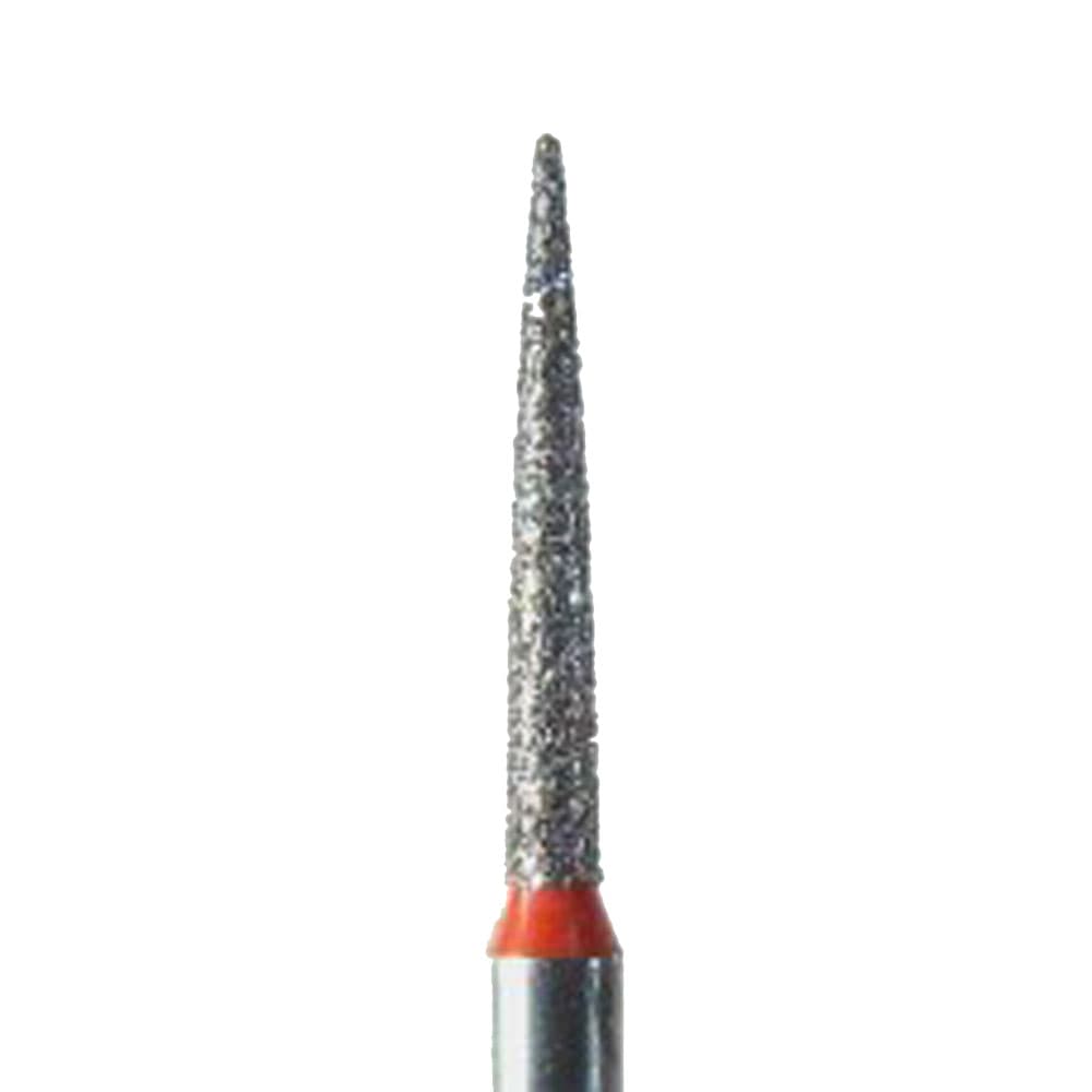 NeoDiamond® Disposable Diamond Bur, FG, Flame, Fine Grit, Red Ring, #862 (1510.8F), 1.0 mm Diameter, 8.0 mm Length, 25/Pkg thumbnail 4