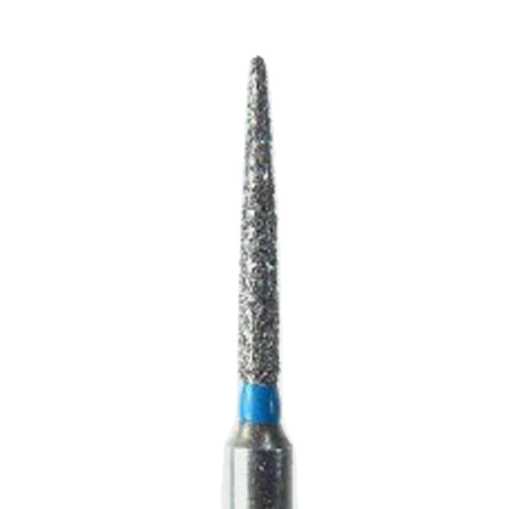 NeoDiamond® Crown/Bridge & Operative Diamond Burs – FG, Flame, Medium Grit, Blue Ring, #862 (1510.8M), 1.0 mm Diameter, 8.0 mm Length, 25/Pkg thumbnail 4