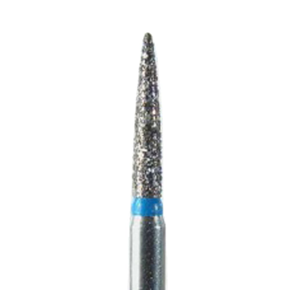NeoDiamond® Flame Diamond Bur, FG Short Shank, Medium Grit, Blue Ring, #862 (1512.6MS), 1.2 mm Diameter, 6.0 mm Head Length, 25/Pkg thumbnail 4