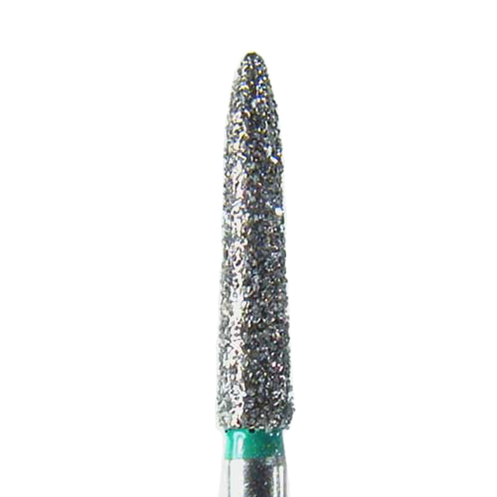 NeoDiamond® Crown/Bridge & Operative Diamond Burs – FG, Flame, Coarse, Green, #862, 1.8 mm Diameter, 9.0 mm Length, 25/Pkg, 1518.9C thumbnail 4