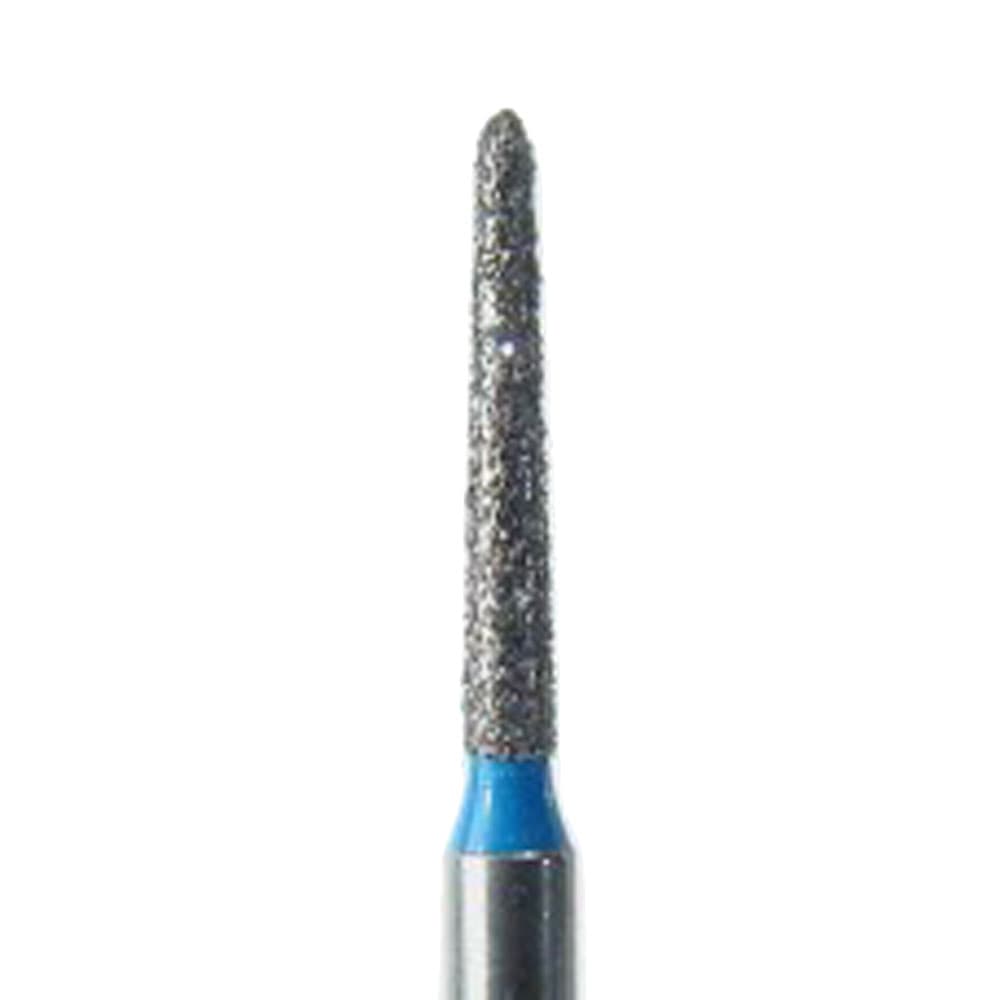 NeoDiamond® FG Diamond Bur, Medium Grit, Pointed Taper Cone, #878 (1712.8M), 1.2 mm Diameter, 8.0 mm Length, Blue Ring, 25/Pkg thumbnail 4
