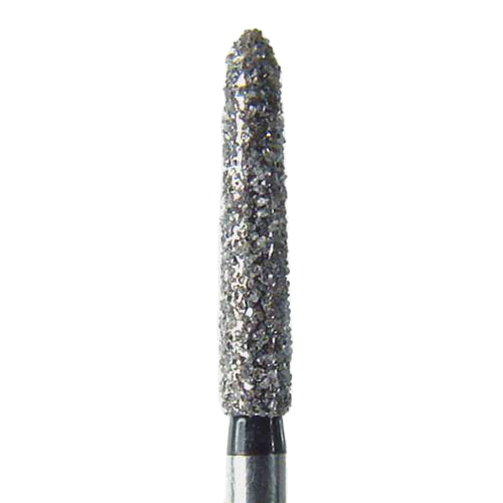 NeoDiamond FG Diamond Bur, Coarse Grit, Pointed Taper Cone, #879 (1718.10C), 1.8 mm Diameter, 10.0 mm Length, Friction Grip, Green Ring, 25/Pkg thumbnail 5