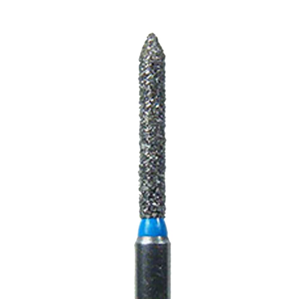 NeoDiamond® Crown/Bridge & Operative Diamond Bur, FG, Beveled Cylinder, Medium Grit, Blue Ring, #885 (1812.8M), 1.2 mm Diameter, 8.0 mm Length, 25/Pkg thumbnail 4
