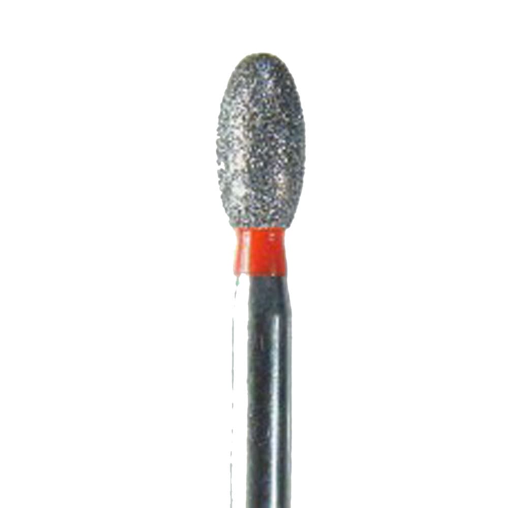 Microcopy NeoDiamond Disposable Diamond Bur, FG 1900F, Fine Grit, Egg/Football Shape, 2.3mm Diameter, 4.2mm Length, 25/Pack, 379-023 thumbnail 4