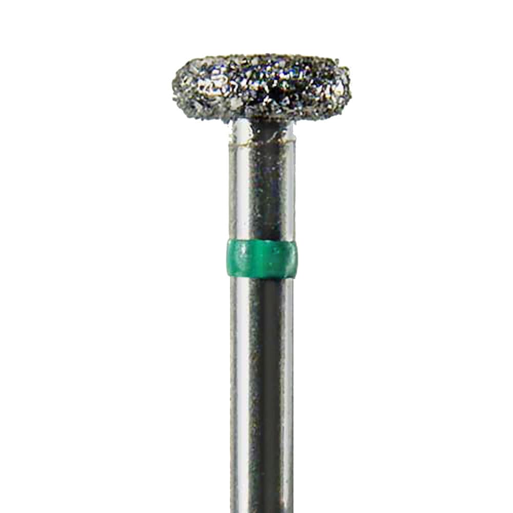 NeoDiamond® Crown/Bridge & Operative Diamond Burs – FG, Wheel, Coarse, Green, # 909, 25/Pkg - 4.2 mm Diameter, 1.5 mm Length thumbnail 5