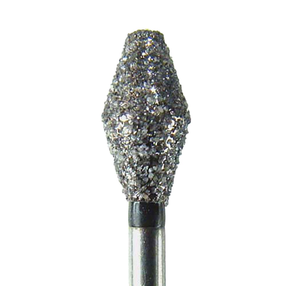 NeoDiamond® FG Diamond Bur, Coarse Grit, Barrel Shape, Green Ring, Occlusal Reduction, #2137C, 25/Pkg, 3.7 mm Diameter, 7.0 mm Length thumbnail 5