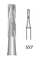 Miltex-Integra Carbide Bur FG #557, Flat End Straight Cross-Cut Friction Grip, 10/Pack thumbnail 5