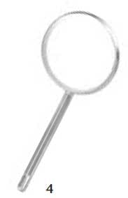 Miltex Size 4 Screw-in Simple Stem Plane Surface Metal Mouth Mirror, Box of 12 thumbnail 3