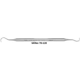 Miltex U15/30 Double-Ended Towner-Jacquette Scaler, Octagonal Handle, Stainless Steel, 70-120 thumbnail 4