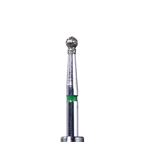 ODS Precision Diamond FG #802.016 Coarse Grit, Round with Neck Diamond Bur, 10/Pk - ODS Precision Diamond FG #802.016 Coarse grit, Round with Neck diamond burs - Image 1